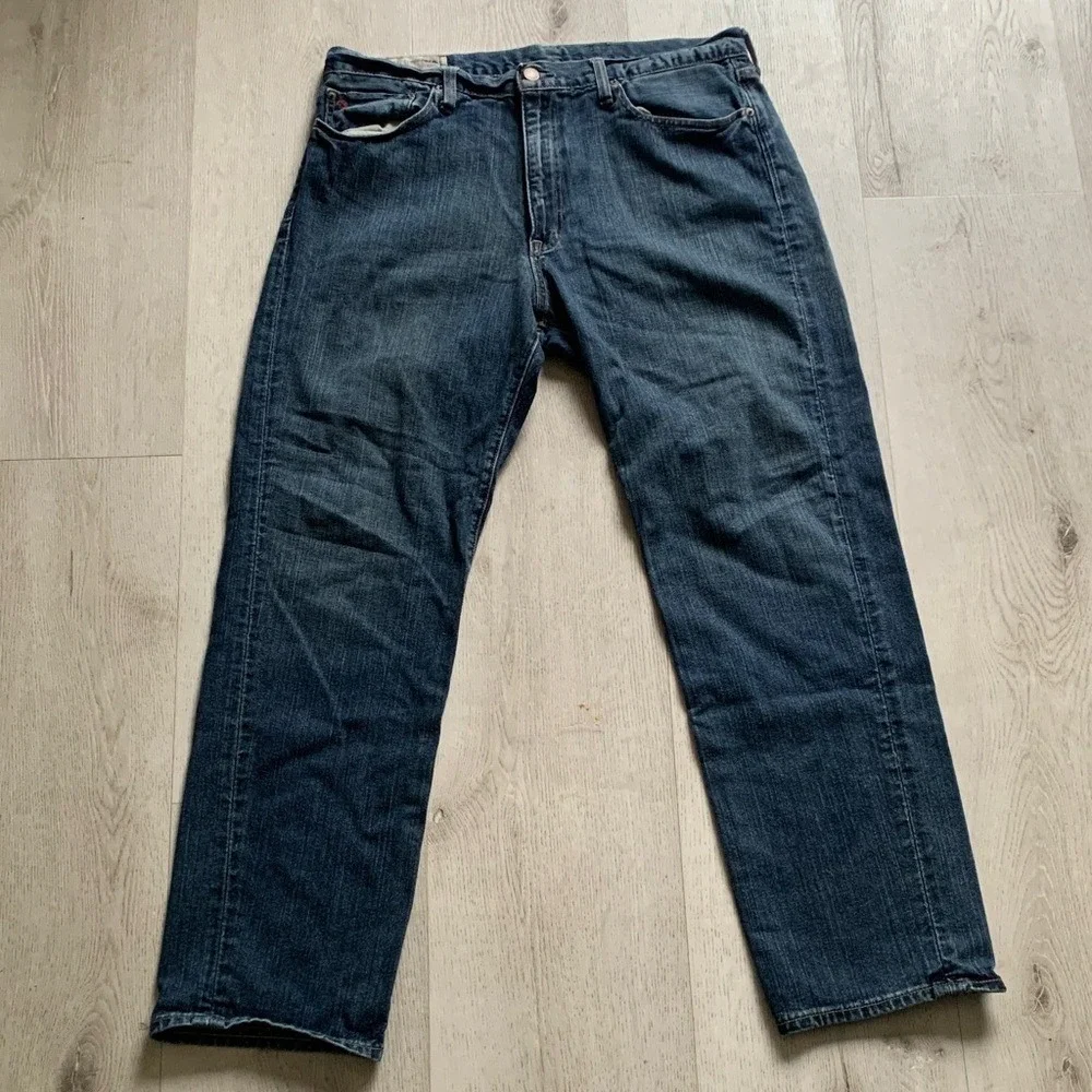 Polo Ralph Lauren Vintage Authentic Blue Denim‎ Unisex 34x32 Jeans